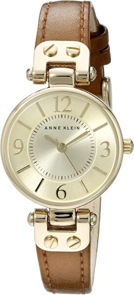 Anne Klein Women's Leather Strap Watch at uniquefanswatch.com