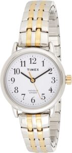 Timex Women's T2P298 Easy Reader 25mm Dress Two-Tone Stainless Steel Watch from uniquefanswatch.com